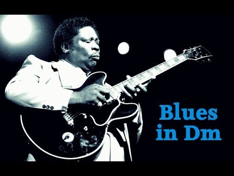 Blues Backing Track BB King Style In D Minor 110 Bpm - YouTube