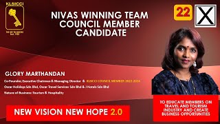 Glory Marthandan, Oscar Holidays, Council Candidate : 22, Nivas Winning Team