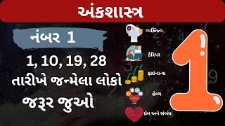 અંકશાસ્ત્ર માં રૂલિંગ નંબર 1 ધરાવતા લોકો વિશે જાણકારી, જેમનો જન્મ 1, 10, 19, 28 હોય