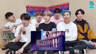 BTS REACTION TO JYP AND SUNMI DUET - WHEN WE DISCO OFFICIAL M/V  (FAKE REACTION)