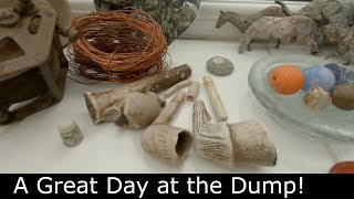 A Day at the Dump with Nicola White. Mudlarking/Beachcombing Adventure.