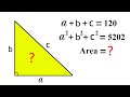 Math Olympiad | Find Area of the triangle | VIJAY Maths