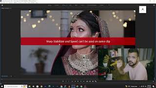 Warp Stabilizer in  Premiere pro | HINDI | warp stabilizer and speed can't be used on same clip