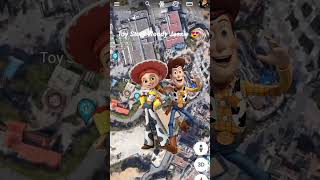 Toy Story Woody Jessie 😍 is Real On Google Earth And Google Map 🌏 #shorts #toystory #sonic #tiktok