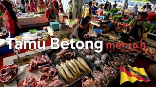 Sarawak PASAR TAMU BETONG Weekend Market ULTIMATE TOUR unfiltered🌼Nang rami😄Stidi bala madi Betong✌️