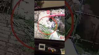 防犯カメラの映像で犯人逮捕！