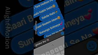King - Maan meri jaan - Instagram message chat - lyrical chat - champagne Talk - WhatsApp status -