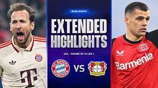 Bayern vs. Bayer Leverkusen: Extended Highlights | Round of 16 Leg 1 | CBS Sports Golazo