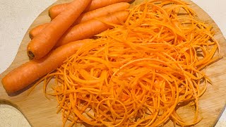 How to Julienne carrots in 3 way خلال زردك طرز خلال به سه طريقه