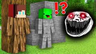 How JJ and Mikey Hide and Escape From MONSTER HEAD Mikey Hide and Seek Minecraft