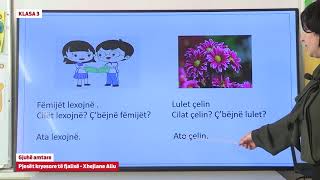 e Mesimi Klasa 3 - 3017 Gjuhë amtare - Pjesët kryesore të fjalisë