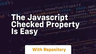 The javascript checked property is easy