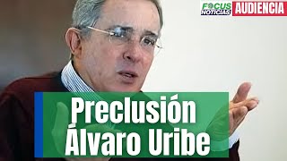 En Vivo l Audiencia. Fiscalía pide Preclusión Expresidente Álvaro Uribe por soborno. #fFocusNoticias