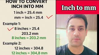 Inch To Mm Conversion
