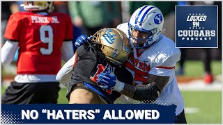 BYU Football NFL Draft Hopefuls Showing Ability & Skill Despite 'Hater' Jake | BYU Cougars Podcast