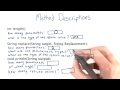 More Method Descriptions - Intro to Java Programming