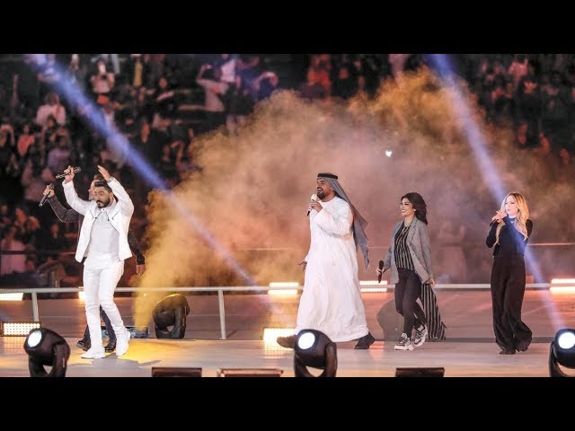 Ryan Tedder, Avril Lavigne, Luis Fonsi, Hussain Al Jassmi, Assala & Tamer Hosny - Right Where I'm Supposed to Be Ryan Tedder, Avril Lavigne, Luis Fonsi, Hussain Al Jassmi, Assala & Tamer Hosny - Right Where I'm Supposed to Be