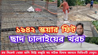 ছাদ ঢালাইয়ের খরচ, ১৯৪২ স্কয়ার ফিট ছাদের খরচ, ২০২৪ সালে ছাদের খরচ 1942 Square Feet Roofing Cost