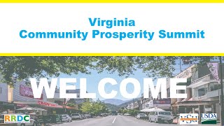 Virtual Virginia Community Prosperity Summit - Full Session