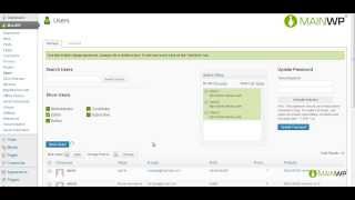 MainWP - Manage Users