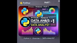 Python Pandas Interview || Intermediate Level Exercise || Part 1 || Data Analyst || Python Developer