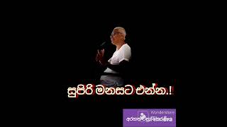 අන්ත දෙකෙන් අයින් වෙන්නනම් අන්ත දෙක දකින්න ඕනෙ.-Arahath Chithra Theraniya