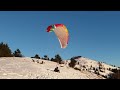 2022 01 14 strmca paragliding reverse launch in slippery snow bgd epic ana