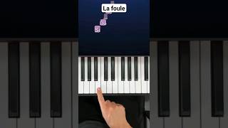Jouez facilement La foule de Edith Piaf au piano #shorts #piano #edithpiaf #pianomusic