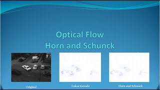 Optical Flow: Lukas and Kanade