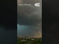 a downburst of high wind stunning footage from thursday s storms.