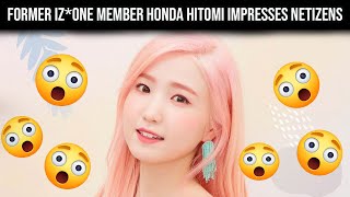 Former IZONE member Honda Hitomi impresses netizens with her TOPIK Test of Proficiency in Korea