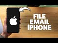 How To Attach A File To An Email On iPhone 2026 (Step-By-Step Tutorial)