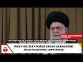 iran’s military power grows as khamenei rejects defense limitations