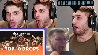 Top 10 Drops | Tag Team Battles | GBB 2021(REACTION)