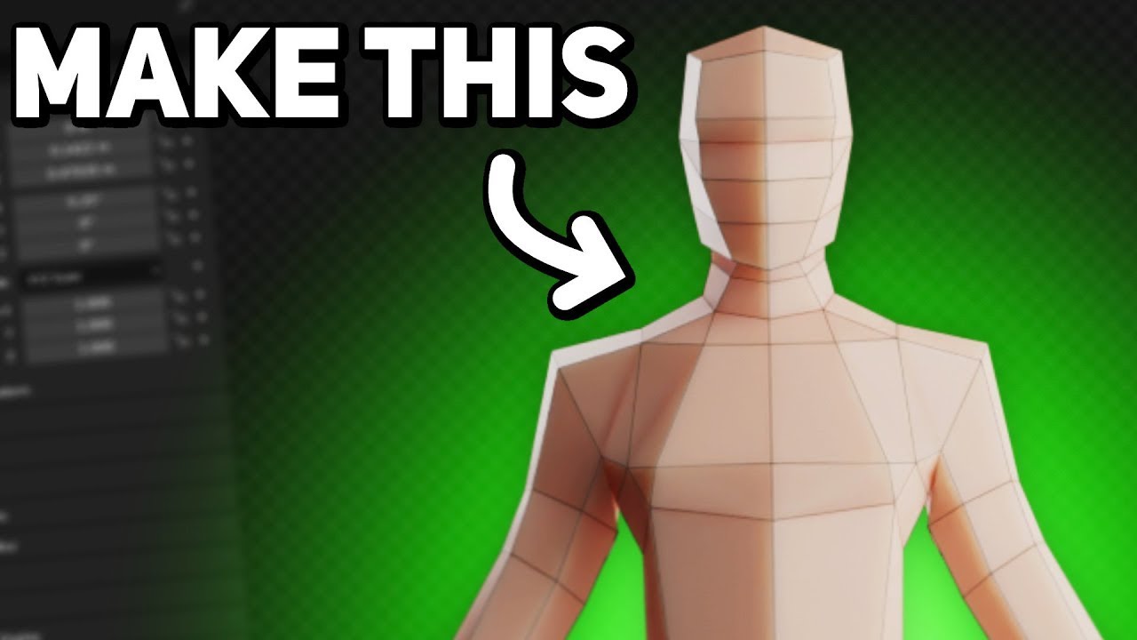 Make Low Poly Characters In Blender! - YouTube