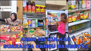 ASMR ISI KULKAS | Suaranya candu bangett 🍫🍬🍭🧃