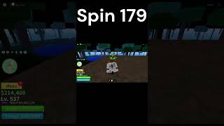 179th Spin in Blox Fruits