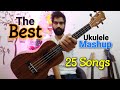 25 SONGS🔥 -  Ultimate UKULELE MaSHUP - Learn Ukulele in 20 minutes - Very easy to learn Hindi lesson