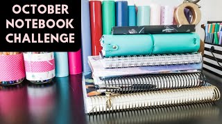 October Notebook Challenge and Giveaway