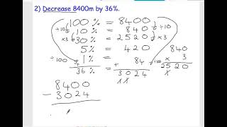 Lesson 4 Percentage increase and decrease