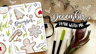 PLAN WITH ME | December 2020 Bullet Journal Set Up | Christmas Cookies