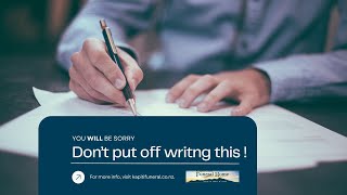 Wills - Do you need one - Part 1
