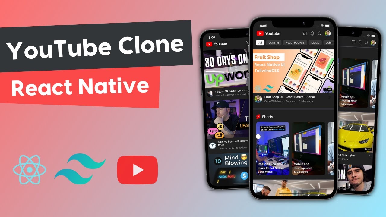 🔴 Youtube Clone - React Native Tutorial - YouTube