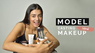 Model Casting Makeup Tutorial + Casting Tips | AURAA TALENTS |