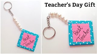 😍 Unique 😍 Teacher's Day Gift Making Idea • How to make keychain for teacher • Cute gift for teacher