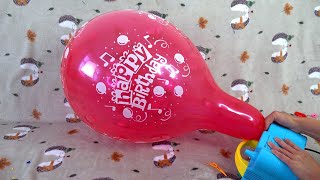 FUN PUMP TO POP BALLOON COMPILATION PART 1!!! #satisfying #asmr #popping #balloon #color #fun