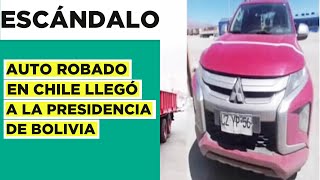 Escándalo por autos robados en Chile: Dos llegaron a presidencia boliviana