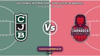 U16M.  JOVENTUT BADALONA vs CASADEMONT ZARAGOZA.- Torneo Cadete Sant Vicenç de Montalt 2025