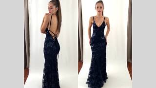 NAVY JADORE FORMAL/PROM DRESS BY STUDIO MINC