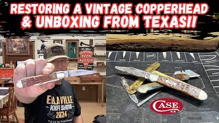 Restoring a Vintage Case XX Knife \u0026 Unboxing from Texas!